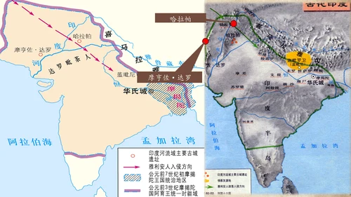 历史课古印度泰姬陵通用PPT模板