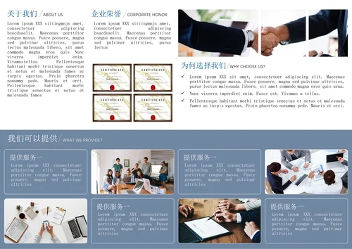 公司简介企业介绍宣传折页