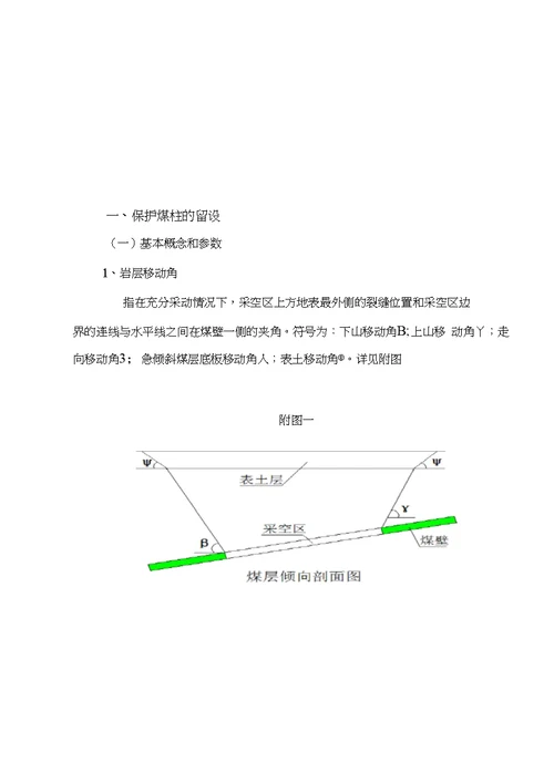 保护煤柱留设及防水安全煤岩柱计算规范