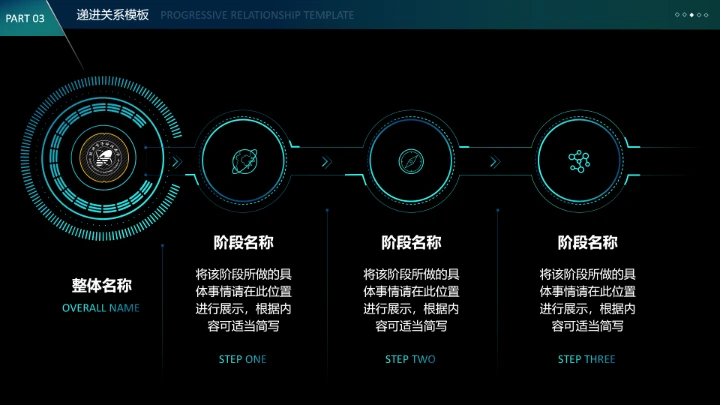 深色酷炫科技风桂林电子科技大学专属课题学术汇报毕业答辩通用PPT模板