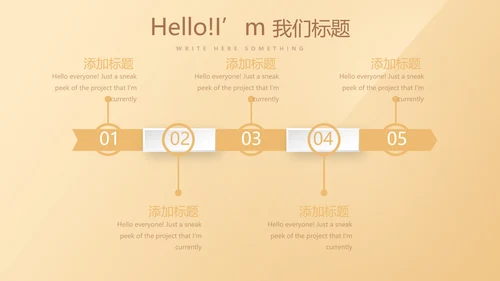 简约大方金色金融银行工作总结动态PPT模板