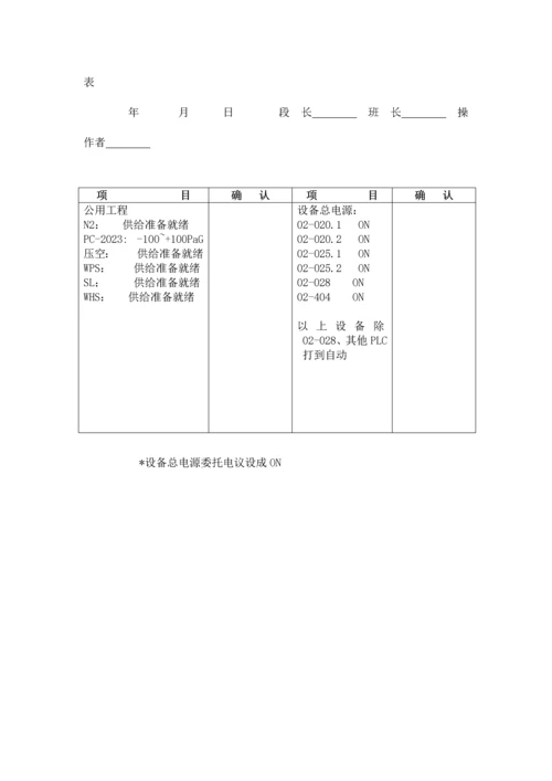 工厂工艺操作规程.docx