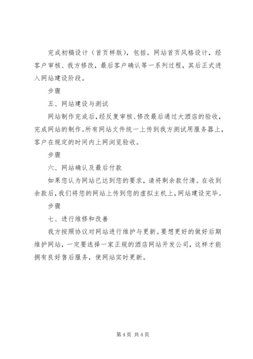 网站建设与开发方案.docx