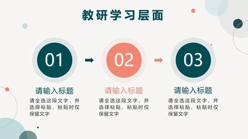 绿色简约莫兰迪几何教学工作总结PPT模板