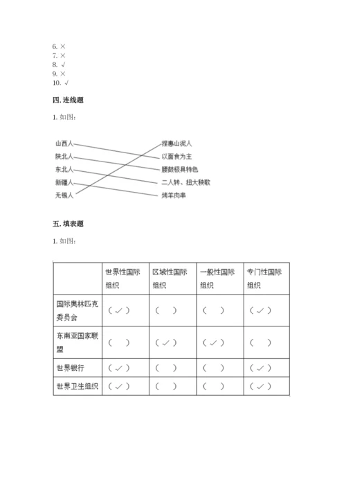 部编版道德与法治六年级下册期末测试卷精品【历年真题】.docx