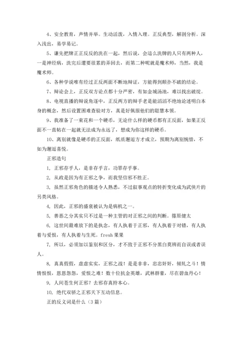 正的反义词是什么（3篇）.docx