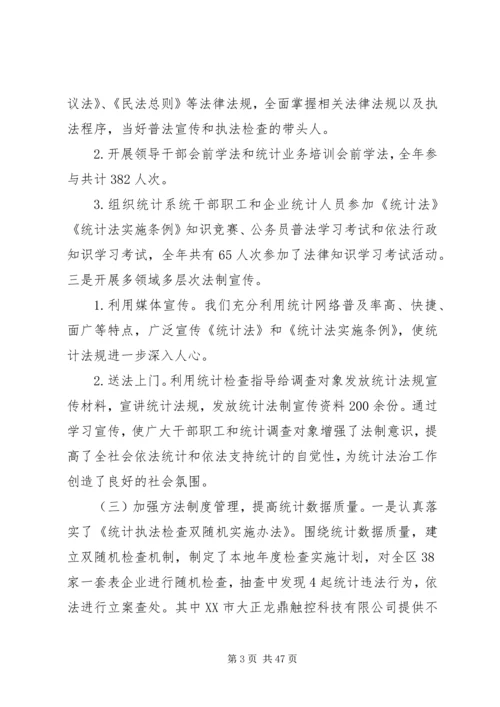统计局XX年工作总结及XX年工作计划锦集 (2).docx