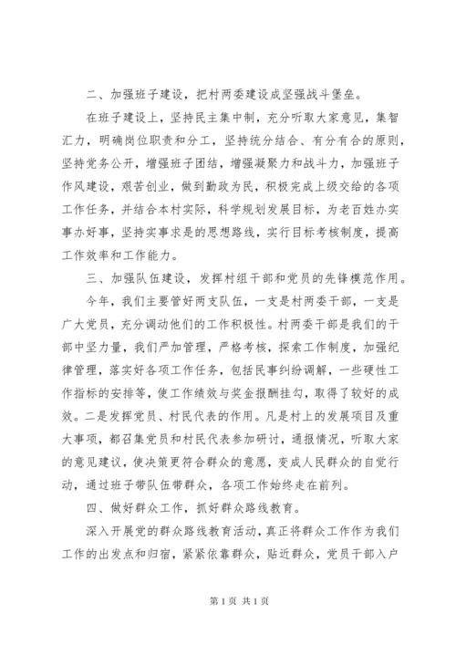 村支部书记抓党建工作述职报告 (2).docx