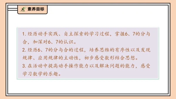 【课堂无忧】人教版一年级上册2.3 6和7的分与合（课件）(共32张PPT)