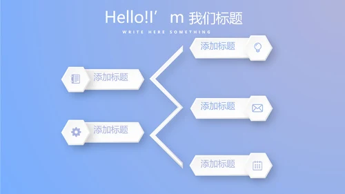 蓝色医疗医院科主任工作总结动态PPT