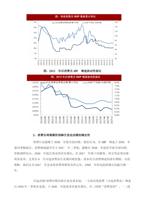 我国商贸零售行业消费增速、百货业回暖利好因素及需求分析.docx