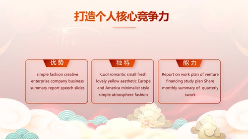 2022公司联欢晚会年终总结PPT动态模板