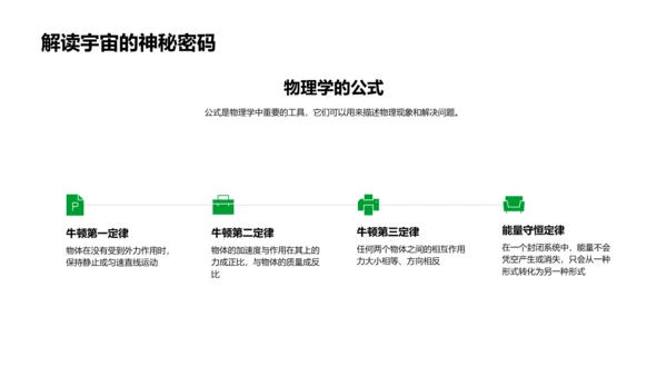 物理学入门报告PPT模板