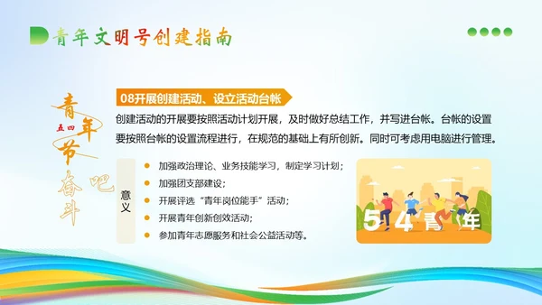 青年文明号建设管理知识培训PPT课件