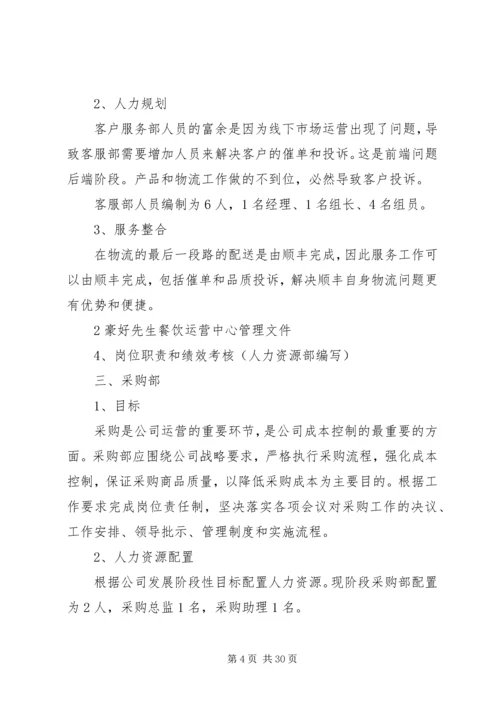 营运中心管理方案.docx