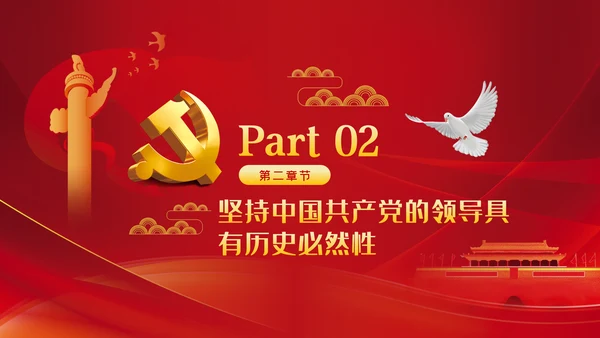 坚持中国共产党的领导不忘初心牢记使命党课