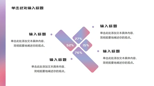 渐变设计工作总结汇报ppt模板