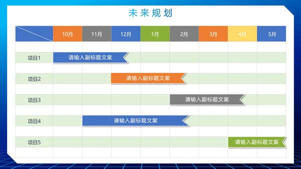 简约渐变蓝色科技商业计划书PPT模板