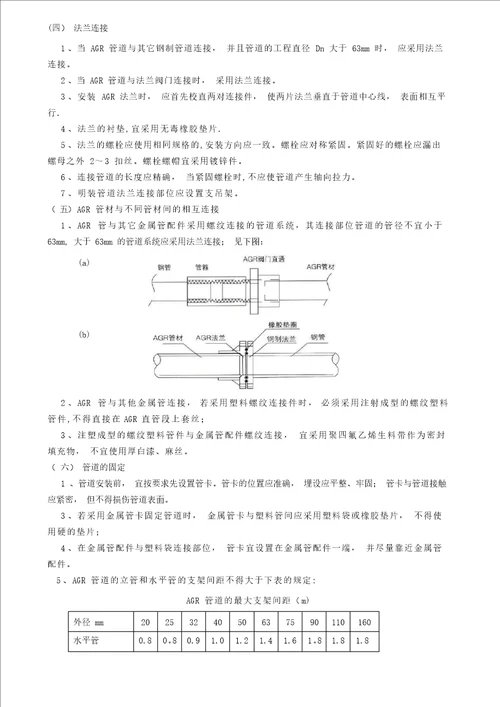 AGR供水管道施工工法方案