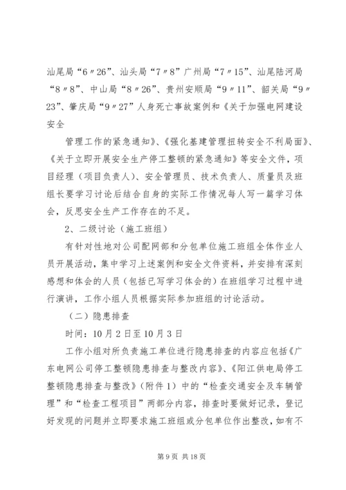 连续重整停工方案.docx