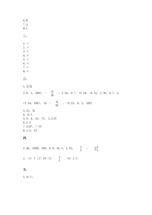 北京版数学小升初模拟试卷精品（考点梳理）.docx