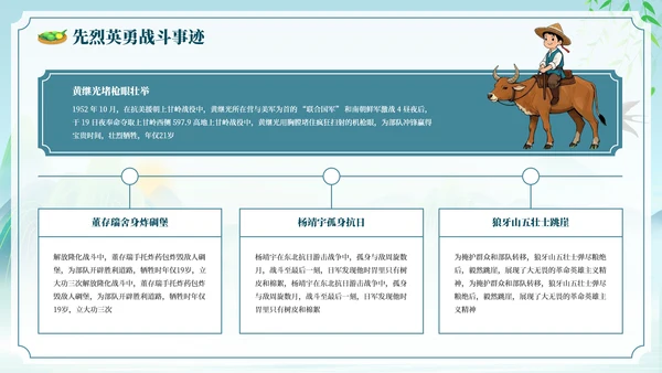 古风水墨插画清明节教育主题班会PPT模板