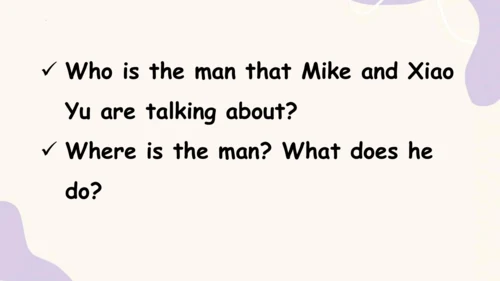 Unit 5 What does he do? PB Let's talk 课件+素材(共32张PP