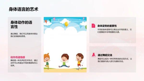 小学舞蹈教学入门PPT模板