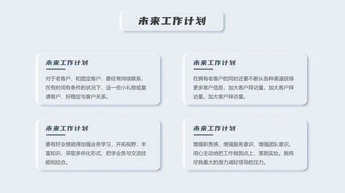 精品新拟态简约总结汇报PPT模板