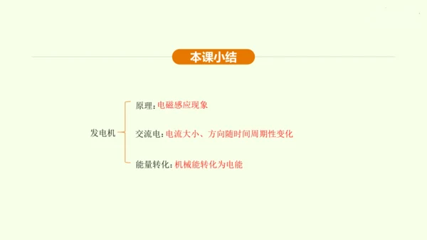 人教版 初中物理 九年级全册 第二十章 电与磁 20.5 磁生电 第2课时课件（27页ppt）