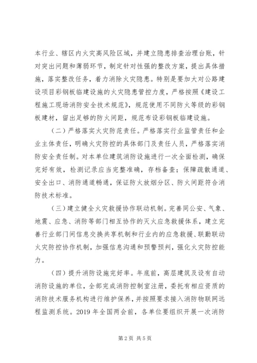 交通运输局冬春火灾防控工作方案.docx