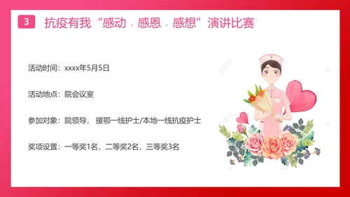 国际护士节白衣天使PPT模板