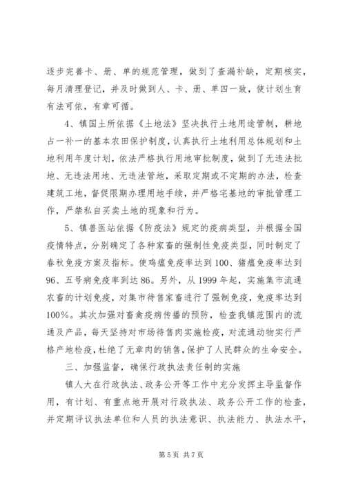 乡镇行政执法工作年度总结.docx