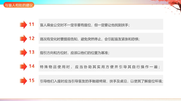 国际盲人节主题科普宣传PPT