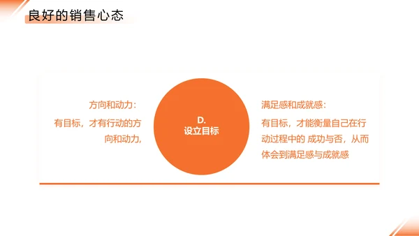 橙色简约公司培训销售技巧PPT模板