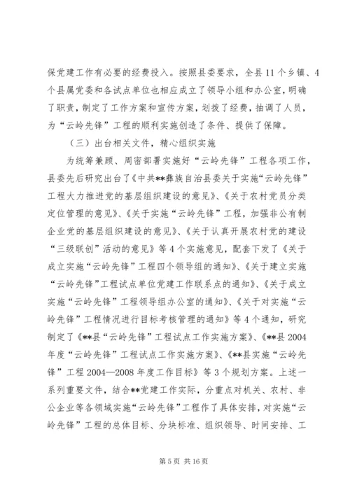 云岭先锋工程总结汇报.docx