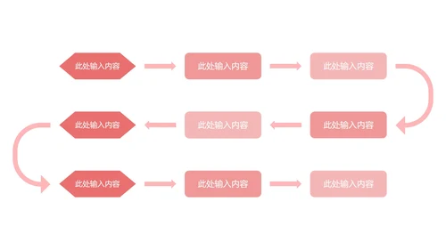 流程式关系可视图表合集PPT模板