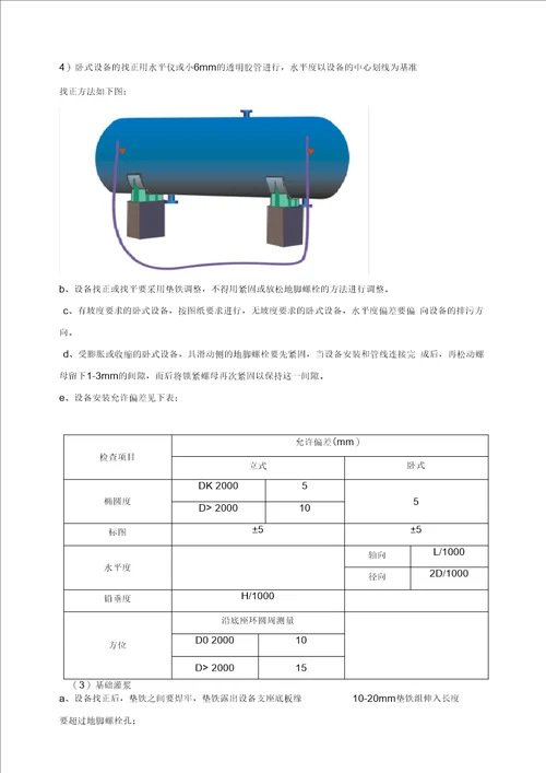 静设备安装方案(最新版)
