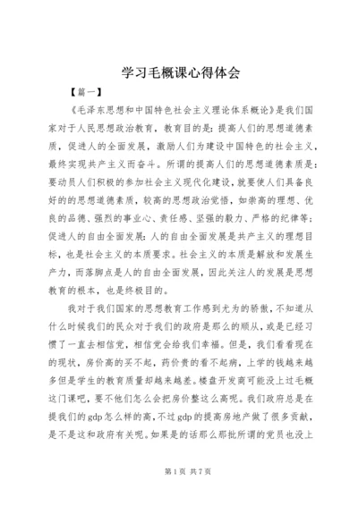 学习毛概课心得体会.docx