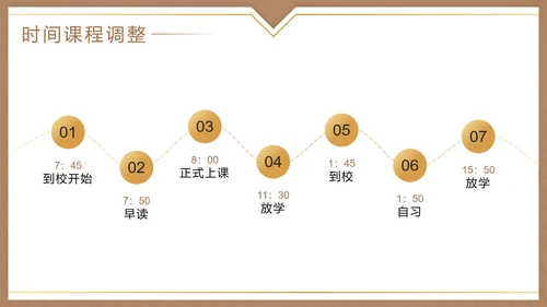 棕色实景学校期中家长会PPT模板