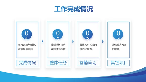 蓝色大气企业校园招聘动态PPT模板