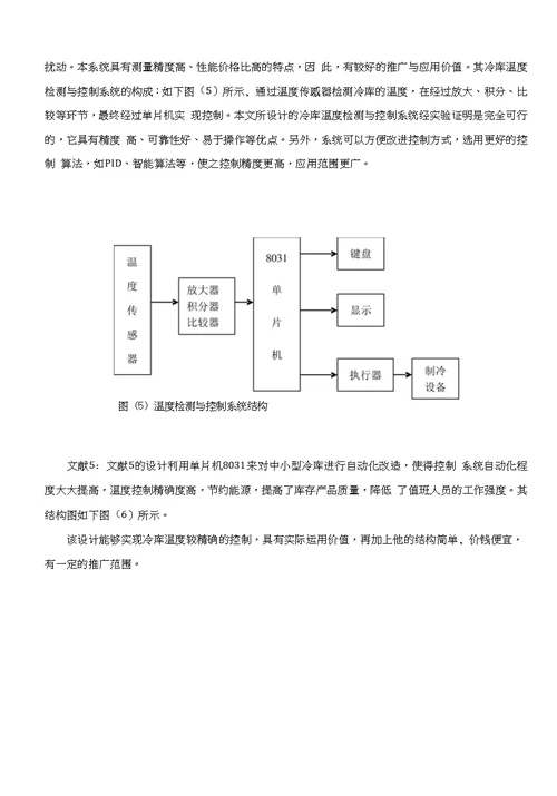 调研报告冷库制冷装置集散控制系统的研究与设计