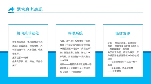 蓝色形状实拍简约大气养老护理动态PPT