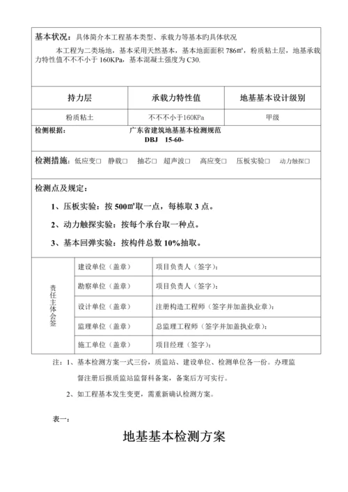 基础检测专题方案.docx