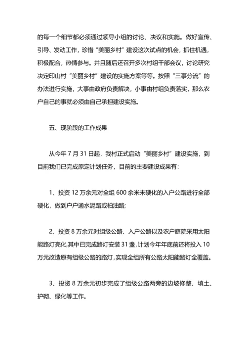 村镇幸福美丽乡村建设工作总结.docx