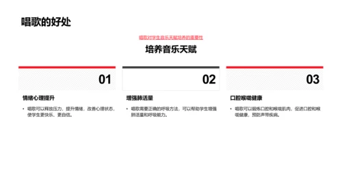 唱歌技巧教学课件PPT模板