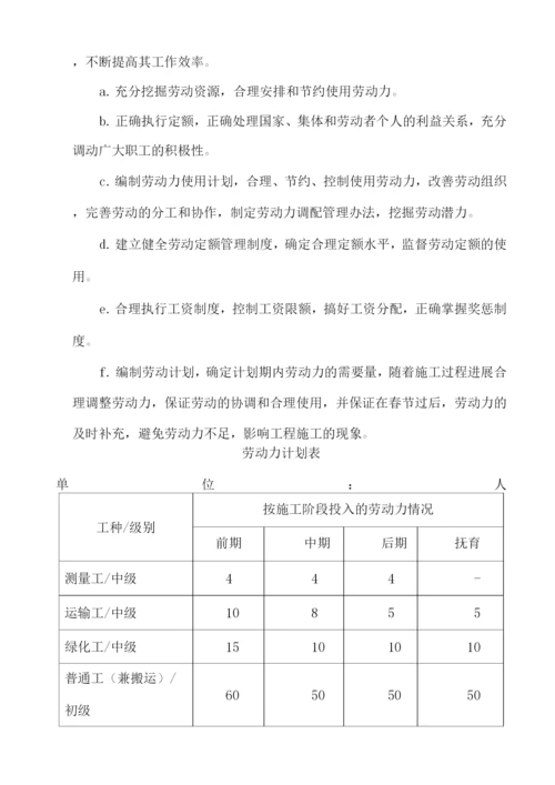 主要施工机具及劳动力配备计划.docx