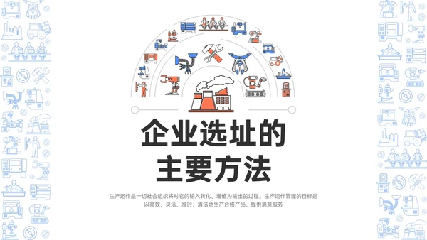 蓝色卡通风格生产运营管理培训PPT课件