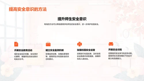 校园安全培训讲座PPT模板
