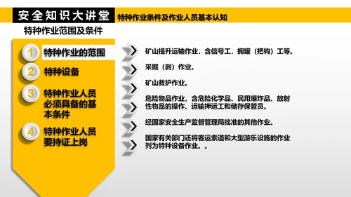 特种作业人员基本认知PPT模板